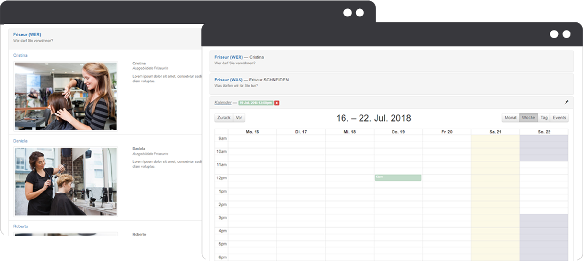 WebConnector Reservations-System